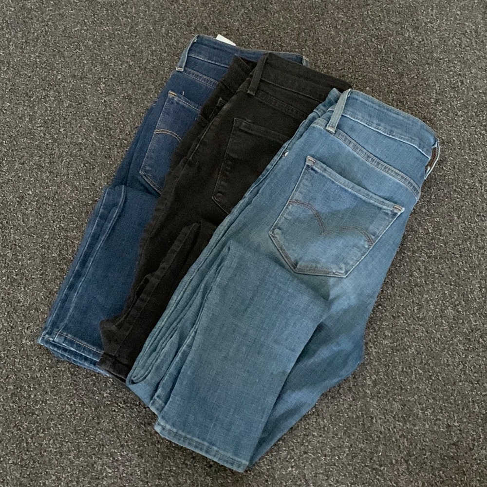 Levi’s high rise skinny jeans